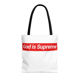 GOD IS SUPREME Tote Bag