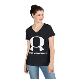 Ladies' V-Neck T-Shirt - OVERARMORED