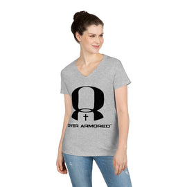 Ladies' V-Neck T-Shirt - OVERARMORED