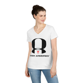 Ladies' V-Neck T-Shirt - OVERARMORED