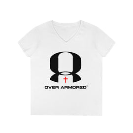 Ladies' V-Neck T-Shirt - OVERARMORED