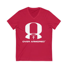 Unisex Jersey Short Sleeve V-Neck Tee - OVERARMORED